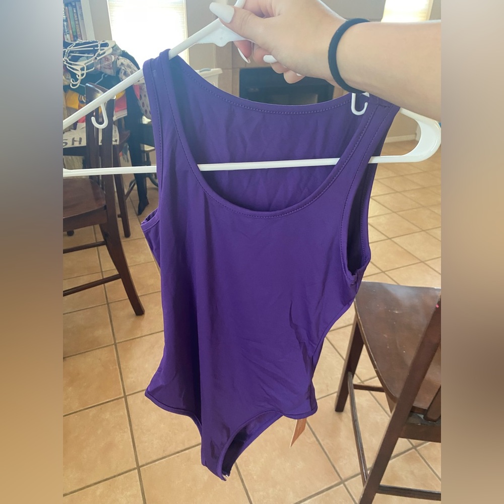 Purple bodysuit